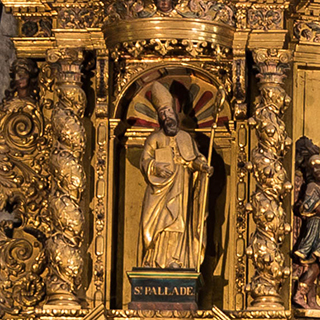 Eglise saintes juste et Ruffine - La retable le Choeur,Saint Paliade 